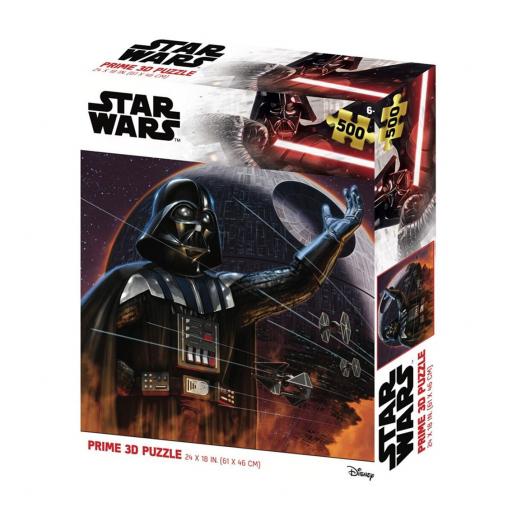Puzzle Lenticular 3D Star Wars Darth Vader Estrella de la Muerte 500 Piezas [1]