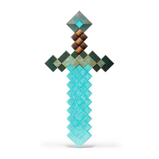 Réplica Minecraft Espada de Diamante 20 cm