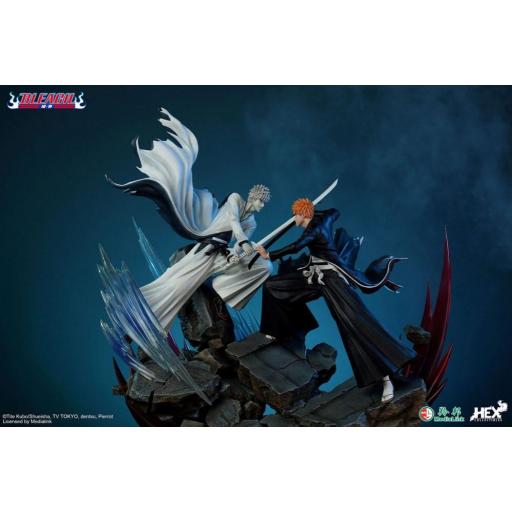 Estatua HEX Collectibles Bleach Ichigo Kurosaki vs Hollow Ichigo 56 cm