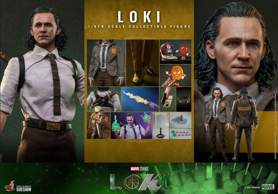 Figura Articulada Hot Toys Marvel Loki 31 cm