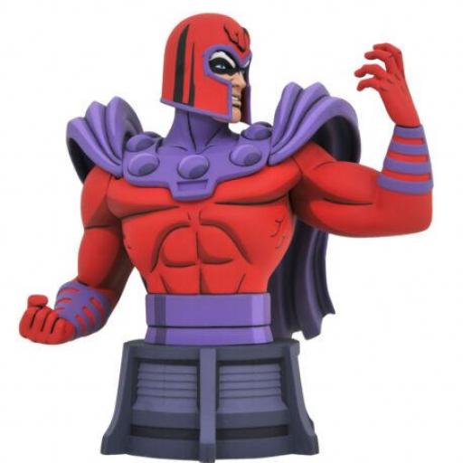  Estatua Busto Diamond Select Marvel Animated Series X-Men Magneto 15 cm [1]