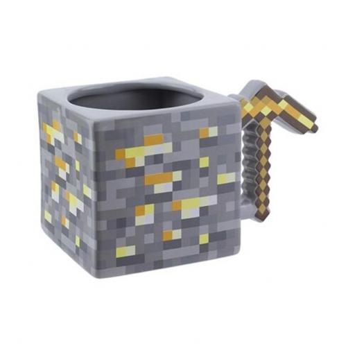 Taza Minecraft Pico minero de oro [1]