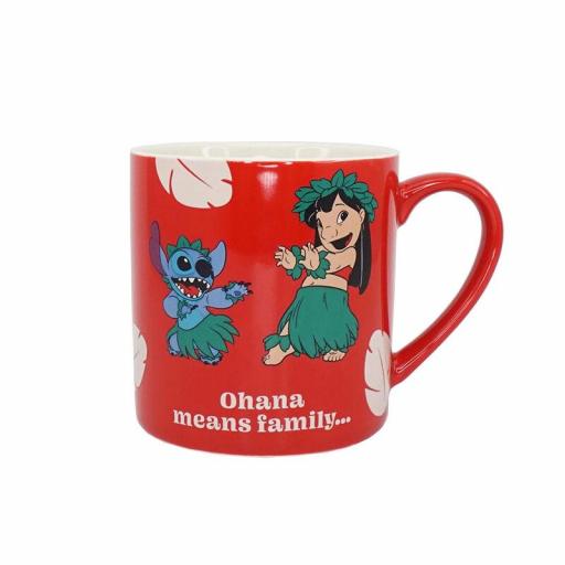 Taza Disney Lilo y Stitch Ohana Means Family