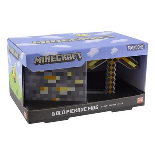 Taza Minecraft Pico minero de oro [2]