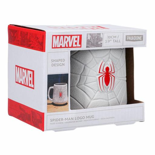 Taza Marvel Spiderman 3D Logo Telaraña  [2]