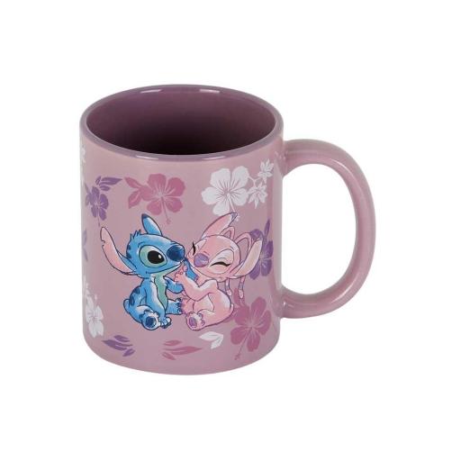 Taza Stitch & Angel Disney 