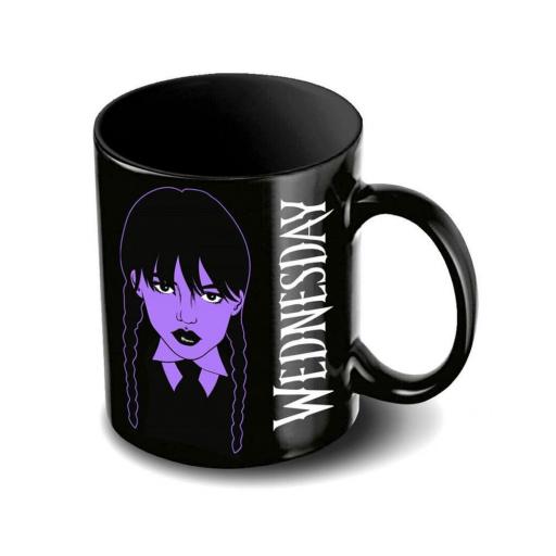 Taza Wednesday Miércoles Addams 