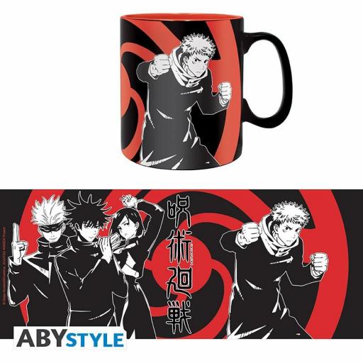 Taza Jujutsu Kaisen Goup Black & Red  [2]