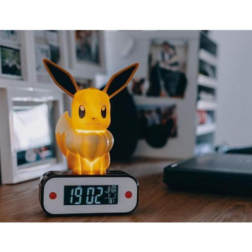Reloj Despertador Digital Pokemon Eevee 20 cm [3]