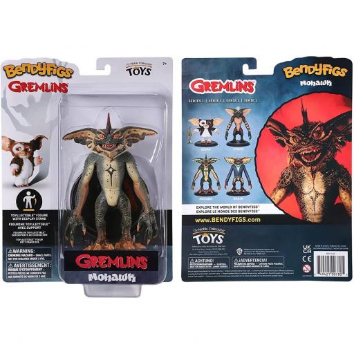 Figura The Noble Collection Gremlins Bendyfigs Mohawk 18 cm [3]