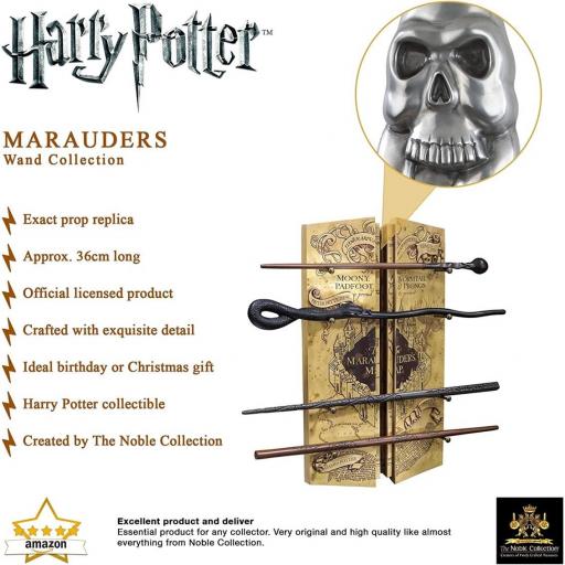 Réplica The Noble Collection Harry Potter Varitas Expositor Mapa Merodeador [2]