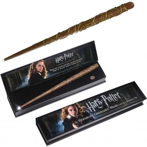 Réplica The Noble Collection Harry Potter Varita Hermione Granger Luminosa 35 cm