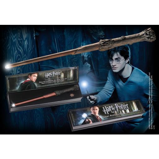 Réplica The Noble Collection Harry Potter Varita Harry Potter Luminosa 35 cm