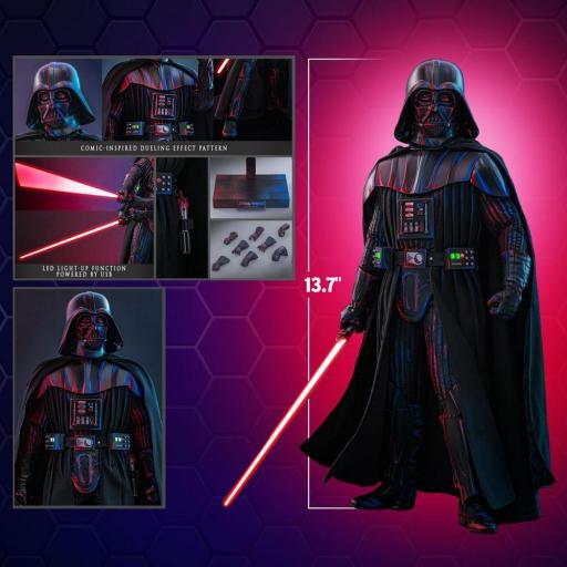 Figura Star Wars Darth Vader Dueling Effect Version Hot Toys Exclusive 35 cm [1]