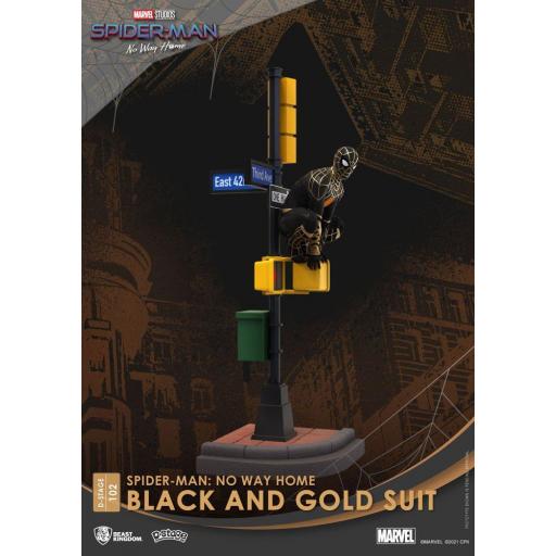 Diorama D-Stage Spiderman: No Way Home Black and Gold Suit 16 cm [1]