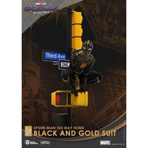 Diorama D-Stage Spiderman: No Way Home Black and Gold Suit 16 cm [3]