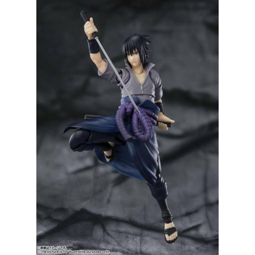 Figura Articulada S.H. Figuarts Naruto Shippuden Uchiha Sasuke: He who bears all Hatred 15 cm [2]