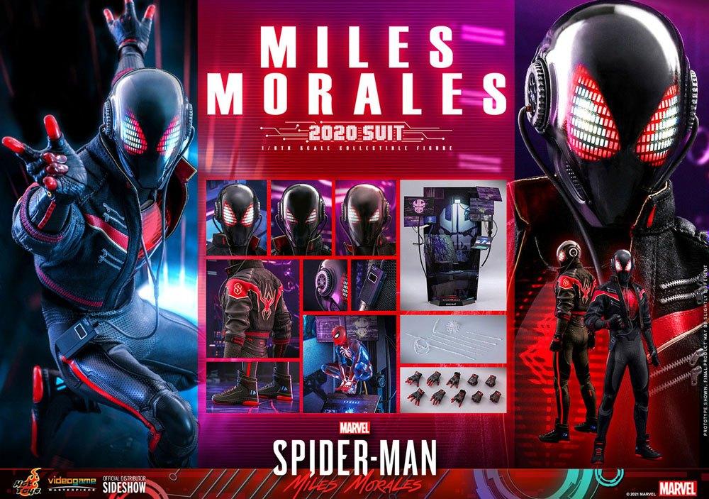 Figura Articulada Hot Toys Marvel's Spider-Man: Miles Morales Miles Morales (2020 Suit) 30 cm