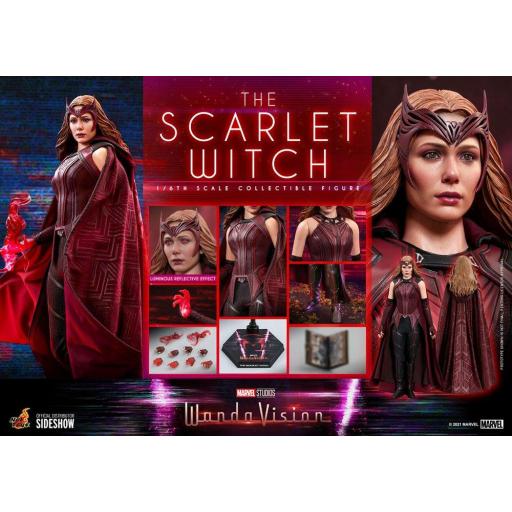 Figura Articulada Hot Toys Marvel WandaVision The Scarlet Witch 28 cm