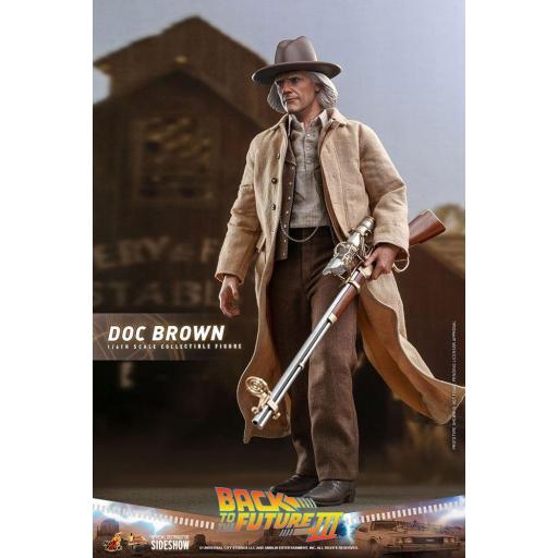 Figura Articulada Hot Toys Regreso al futuro III Doc Brown 32 cm [2]