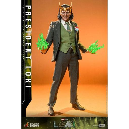 Figura Articulada Hot Toys Marvel Loki: President Loki 31 cm [1]