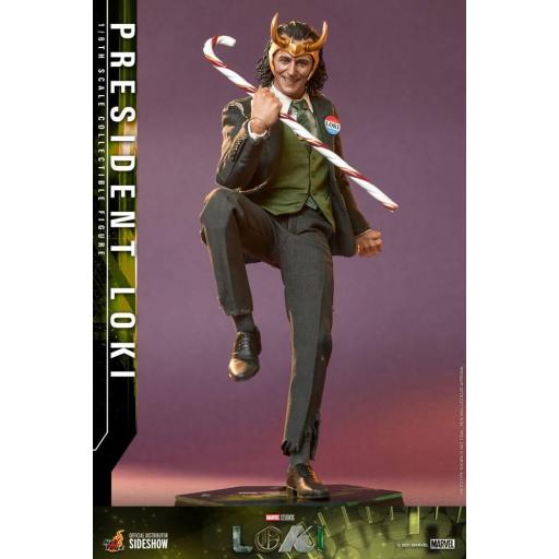 Figura Articulada Hot Toys Marvel Loki: President Loki 31 cm [2]