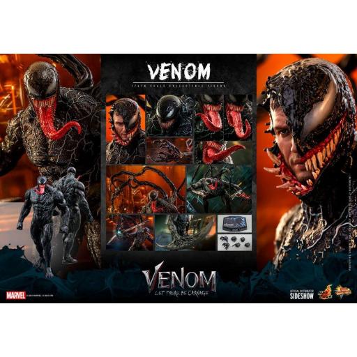 Figura Articulada Hot Toys Marvel Venom: Habrá Matanza: Venom 38 cm