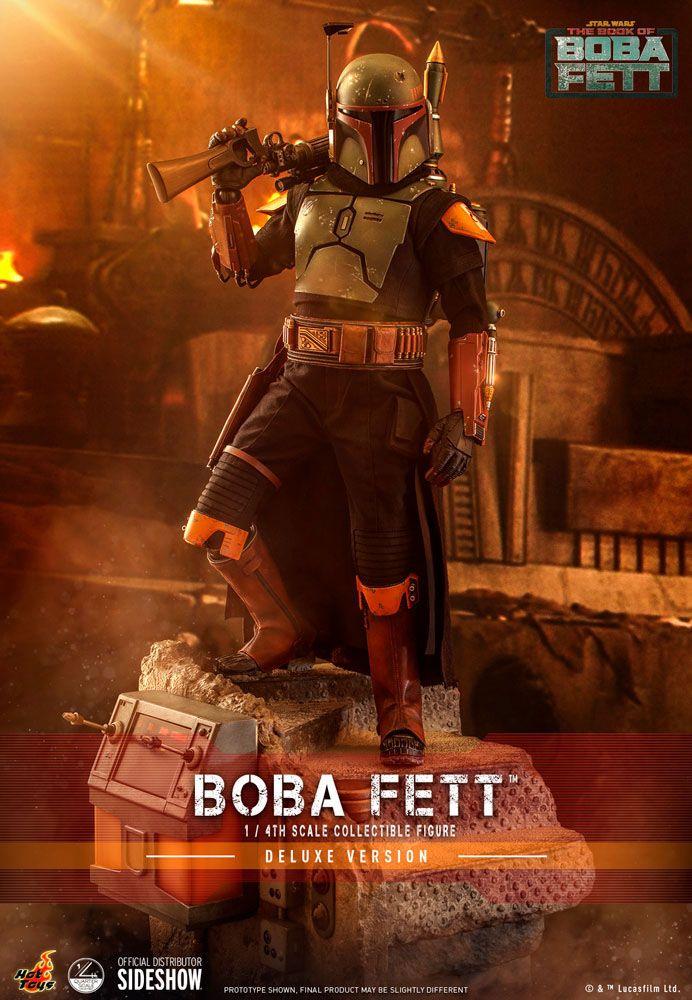 Figura Articulada Hot Toys Star Wars: The Book of Boba Fett: Boba Fett (Deluxe Version) 45 cm