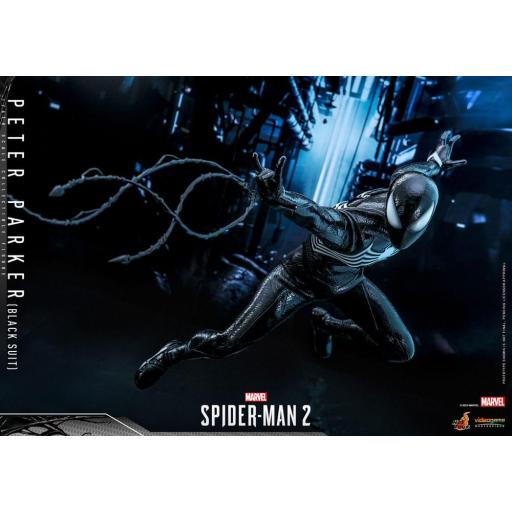 Figura Articulada Hot Toys Spider-Man 2 Peter Parker (Black Suit) 30 cm [1]