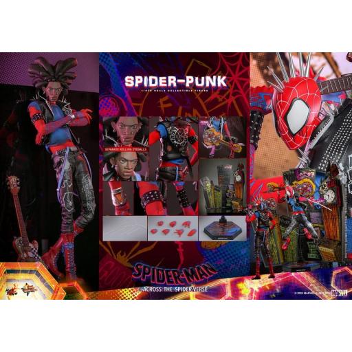 Figura Articulada Hot Toys Spider-Man: Cruzando el Multiverso Spider-Punk 32 cm