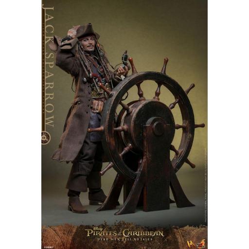 Figura Articulada Hot Toys Piratas del Caribe La venganza de Salazar Jack Sparrow 30 cm [2]
