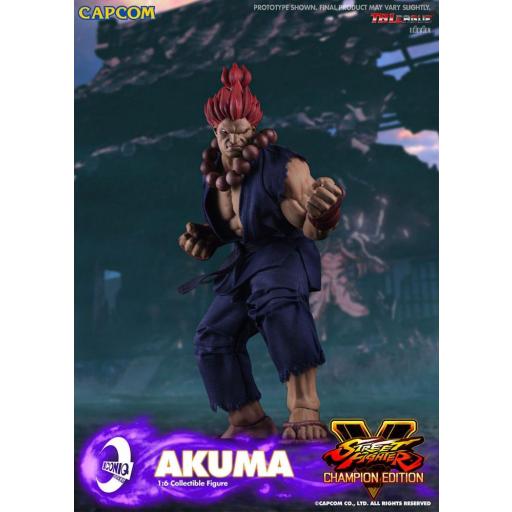 Figura Articulada Iconiq Studios Street Fighter V: Champion Edition Akuma 30 cm