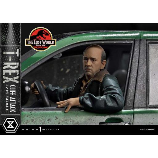 Estatua Jurassic Park El Mundo Perdido T-Rex Cliff Attack Prime 1 Studio 53 cm [4]