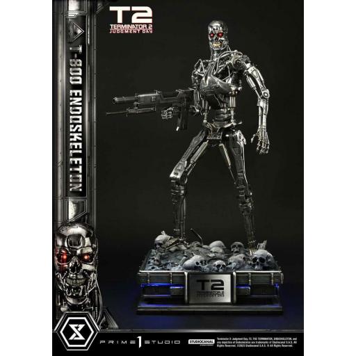 Estatua Prime 1 Studio Terminator 2 Judgment Day T800 Endoskeleton 74 cm