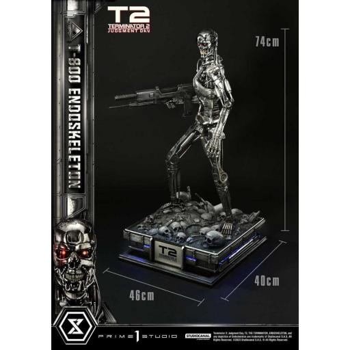 Estatua Prime 1 Studio Terminator 2 Judgment Day T800 Endoskeleton 74 cm [1]
