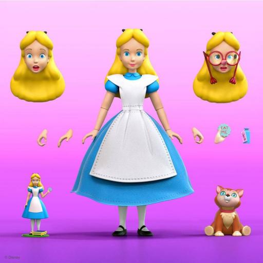Reserva (50% del Importe Total) Figura articulada Disney Ultimates Alicia en el país de las maravillas Alice 18 cm