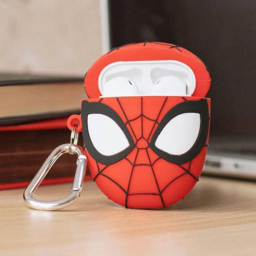 AirPods Caja de Carga Inalámbrica Marvel PowerSquad Spiderman [0]