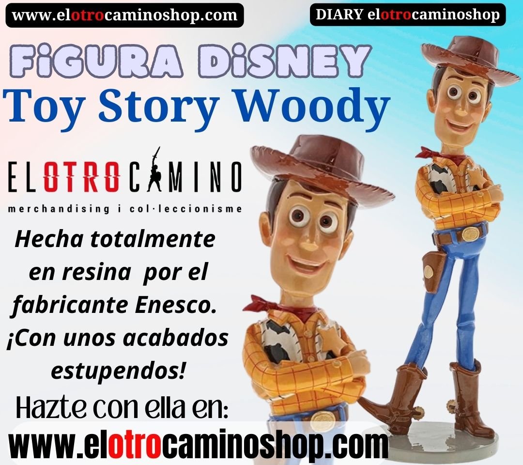 figura enesco disney toy story woody