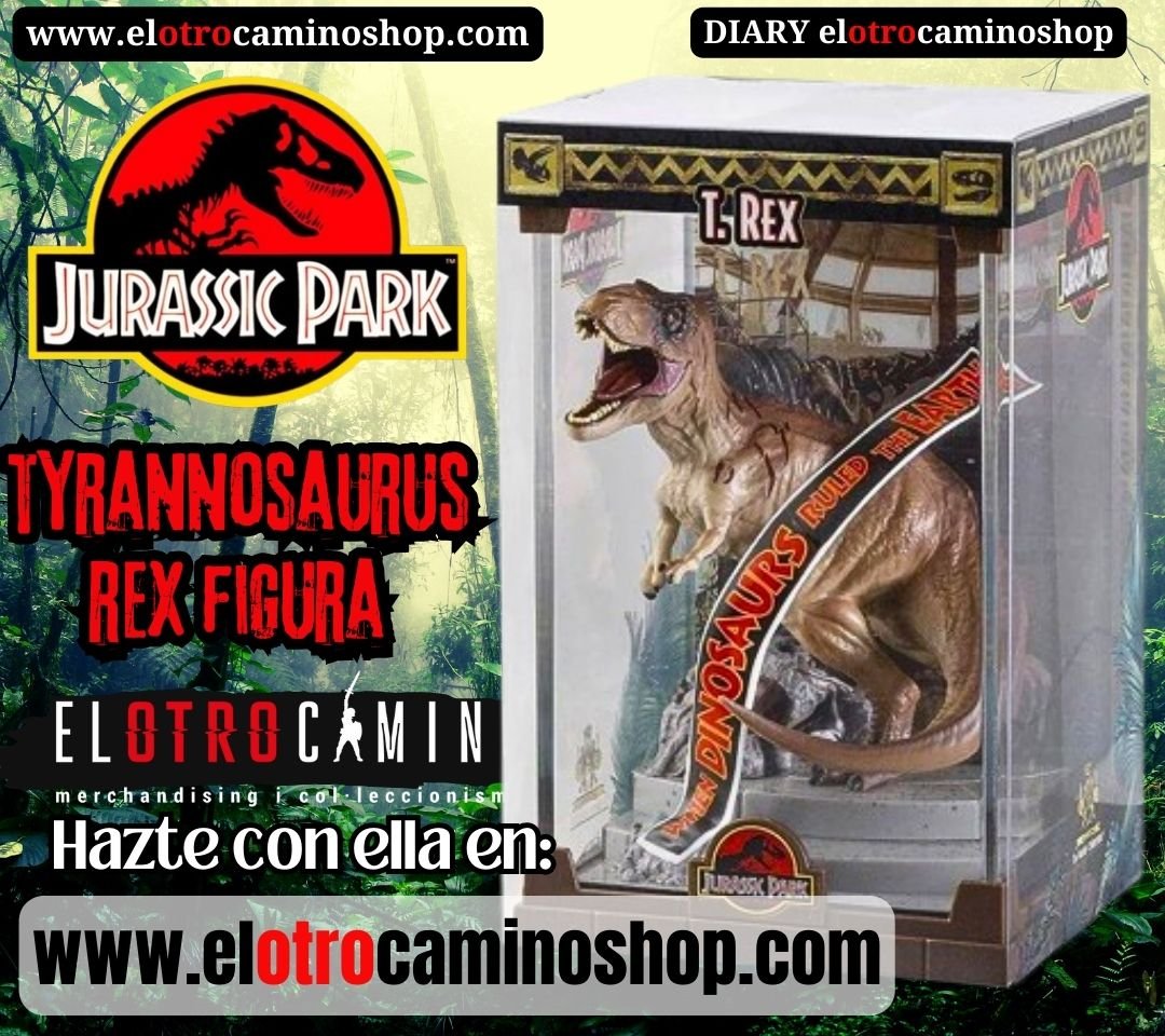 figura jurassic park tyrannosaurus rex the noble collection 