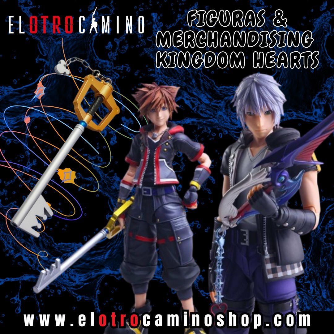 figura sora figura riku kingdom hearts replica llave espada