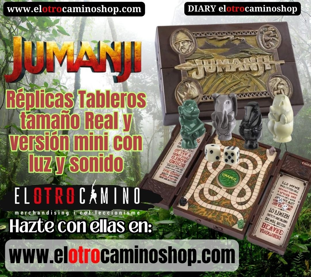 replicas tablero juego mesa jumanji the noble collection