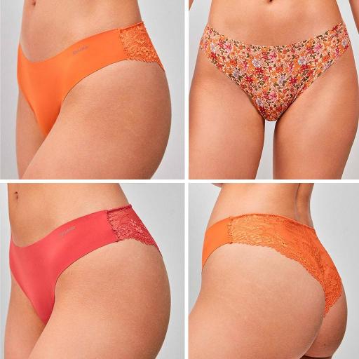 Braguita brasileña mujer encaje pack x3 blister Gisela [1]