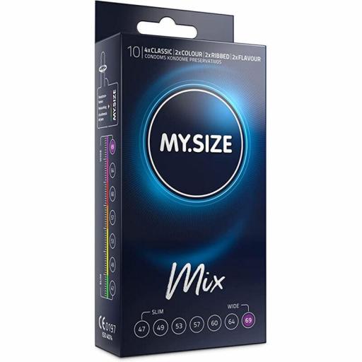 MY SIZE - MIX PRESERVATIVOS 69 MM 10 UNIDADES [0]