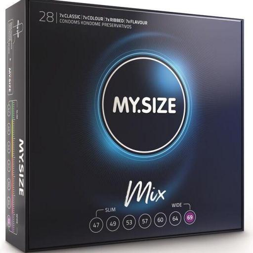 MY SIZE - MIX PRESERVATIVOS 69 MM 28 UNIDADES [0]