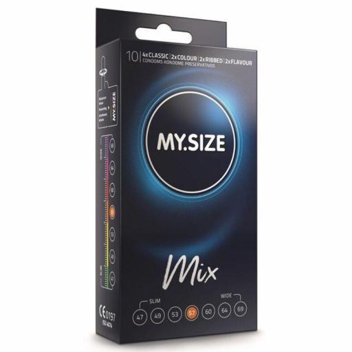 MY SIZE - MIX PRESERVATIVOS 57 MM 10 UNIDADES [0]