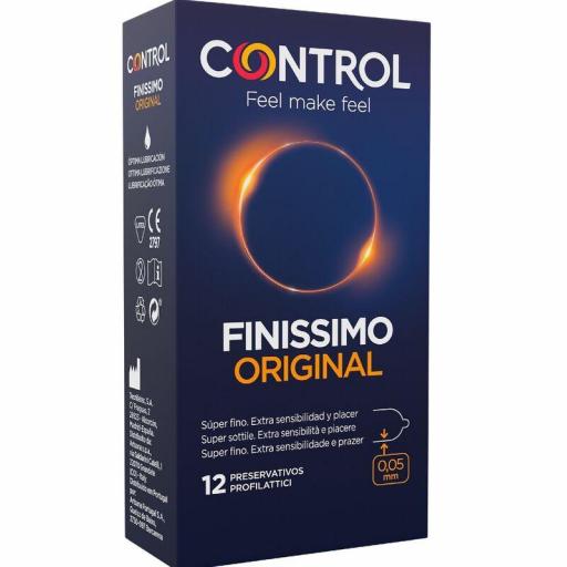 CONTROL - FINISSIMO PRESERVATIVOS 12 UNIDADES