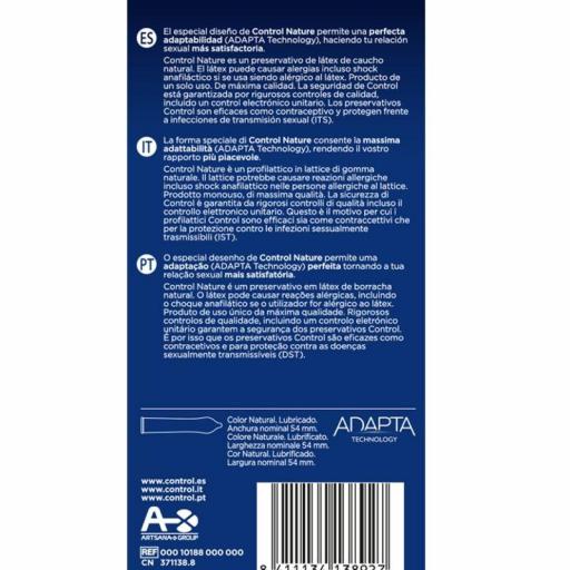 CONTROL - ADAPTA NATURE PRESERVATIVOS 6 UNIDADES [1]