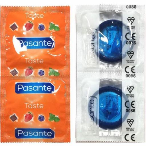 PASANTE - PRESERVATIVO SABOR ARANDANO BOLSA 144 UNIDADES [0]