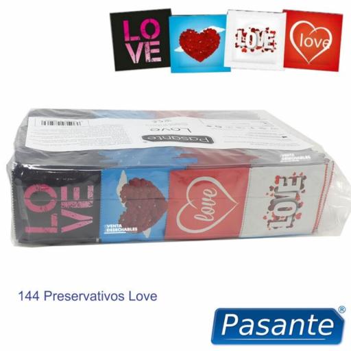 PASANTE - PRESERVATIVO LOVE BOLSA 144 UNIDADES [2]