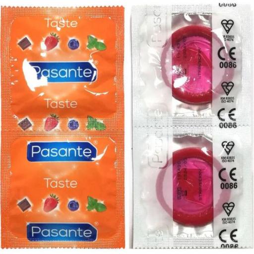 PASANTE - PRESERVATIVO SABOR FRESA BOLSA 144 UNIDADES [0]